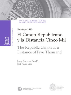 cover image of El canon republicano y la distancia cinco mil (The republic canon at a distance of five thousand)